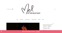 Desktop Screenshot of melinthemilkyway.com